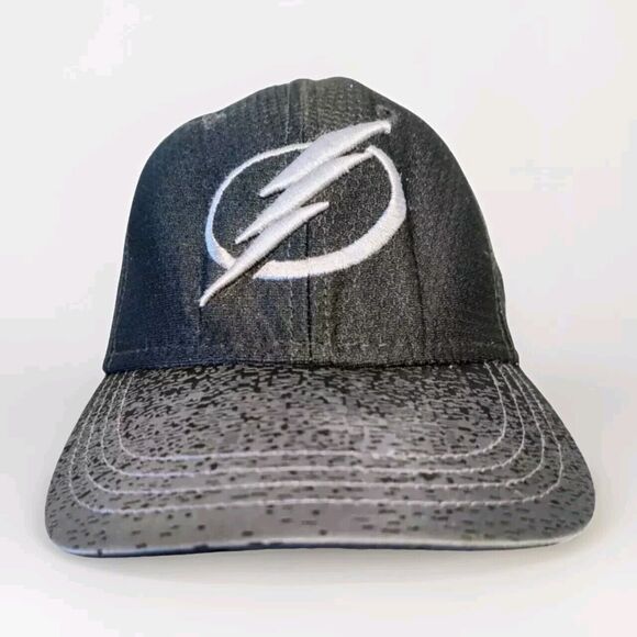 New Era Hat Youth/Child Tampa Bay Lightning Bolts Logo Gray Cap White Logo - Picture 1 of 15